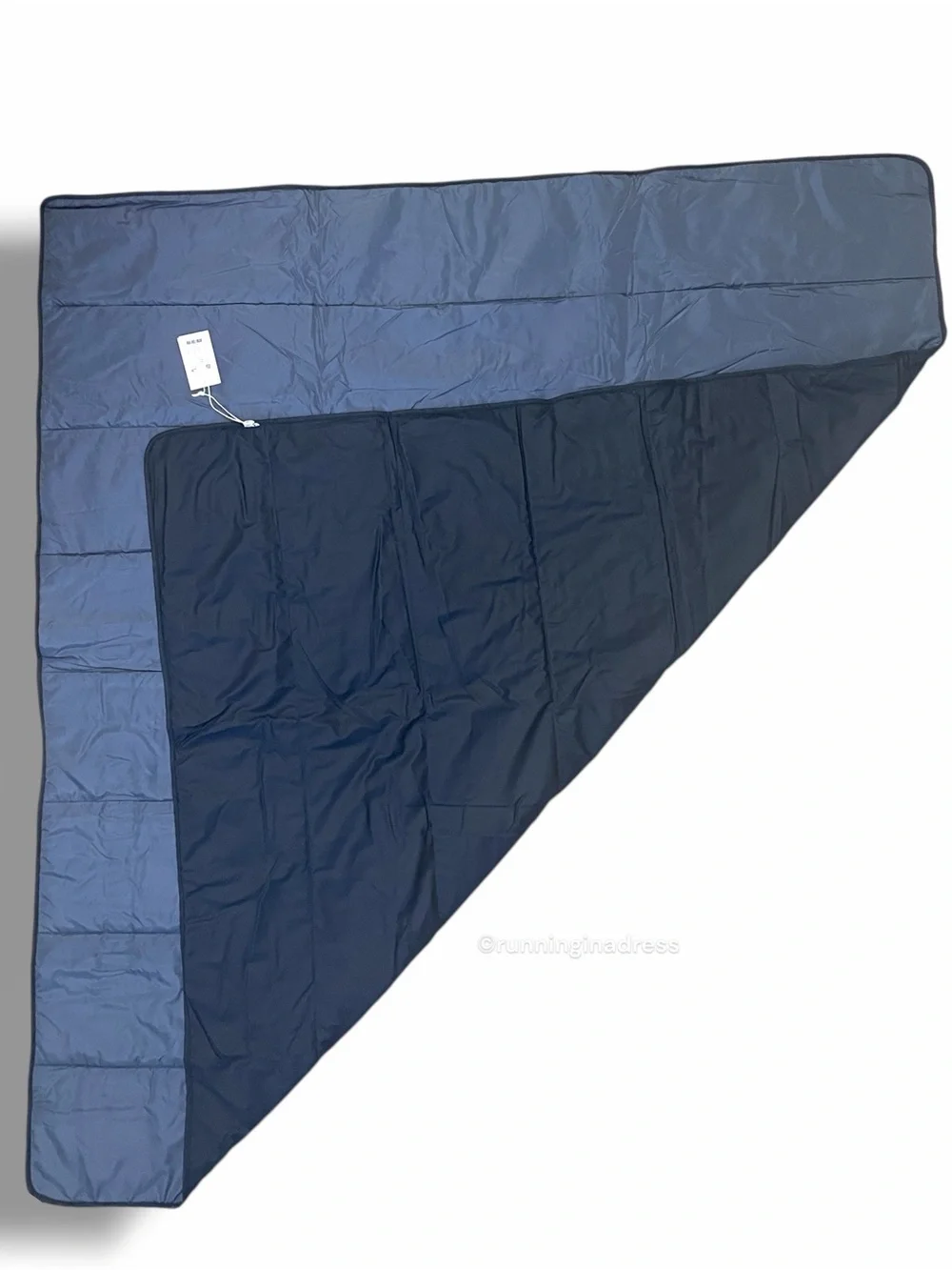 NWT RAINS Waterproof Trail Blanket Navy Quilted Picnic Stadium Car Camping Gear